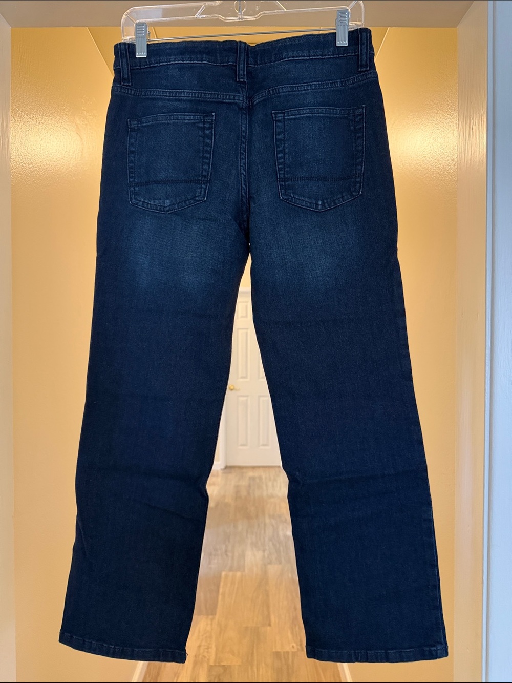 Cat & Jack Boys Dark Blue Straight Jeans size 12 Husky - Picture 5 of 6